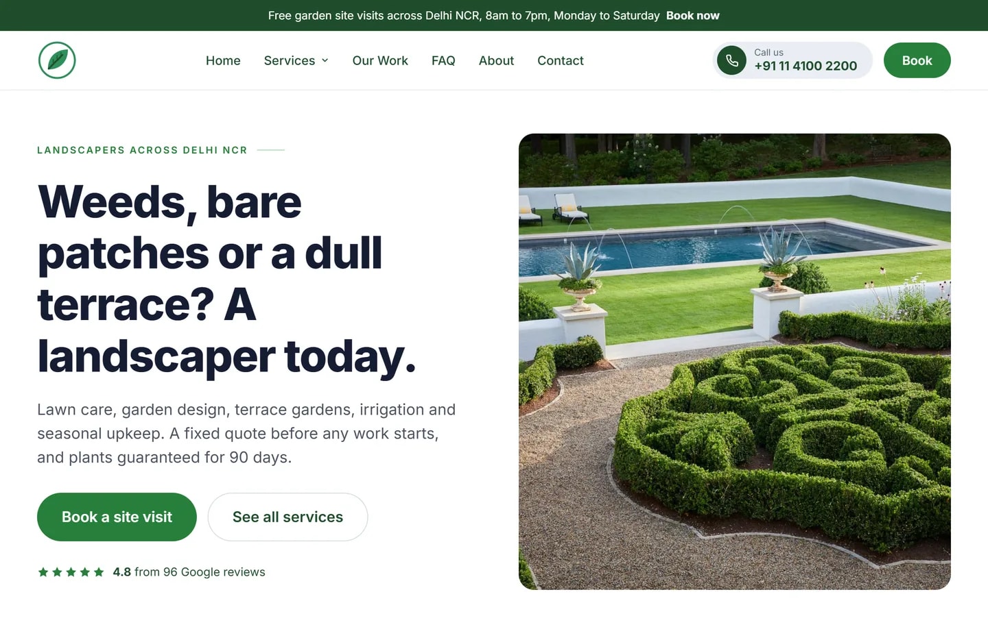 Fernwood Landscaping website